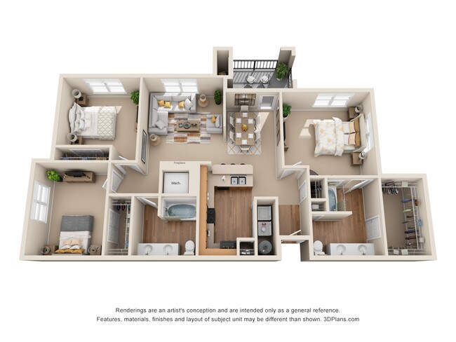 Unit 1321 1221 floor plan